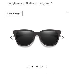 Smith ROAM Womens Black Sunglasses Polarized